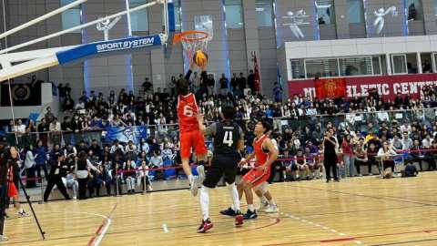 Esirtkisiz Elorda: Астанада студенттер арасында баскетболдан турнир өтті