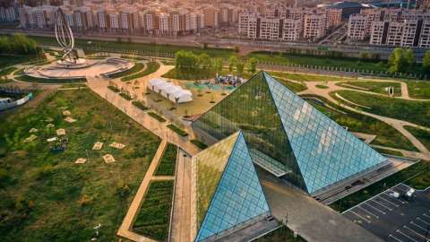 Шеберханалар мен көрме алаңдары бар арт-хаб: Астанада жаңа заманауи парк ашылады