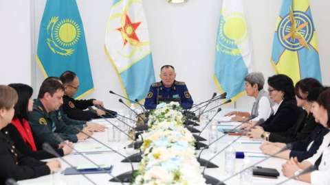 Астанада әскери қызметшілердің отбасыларымен жұмысты ұйымдастыру қызметтері қорытындыланды
