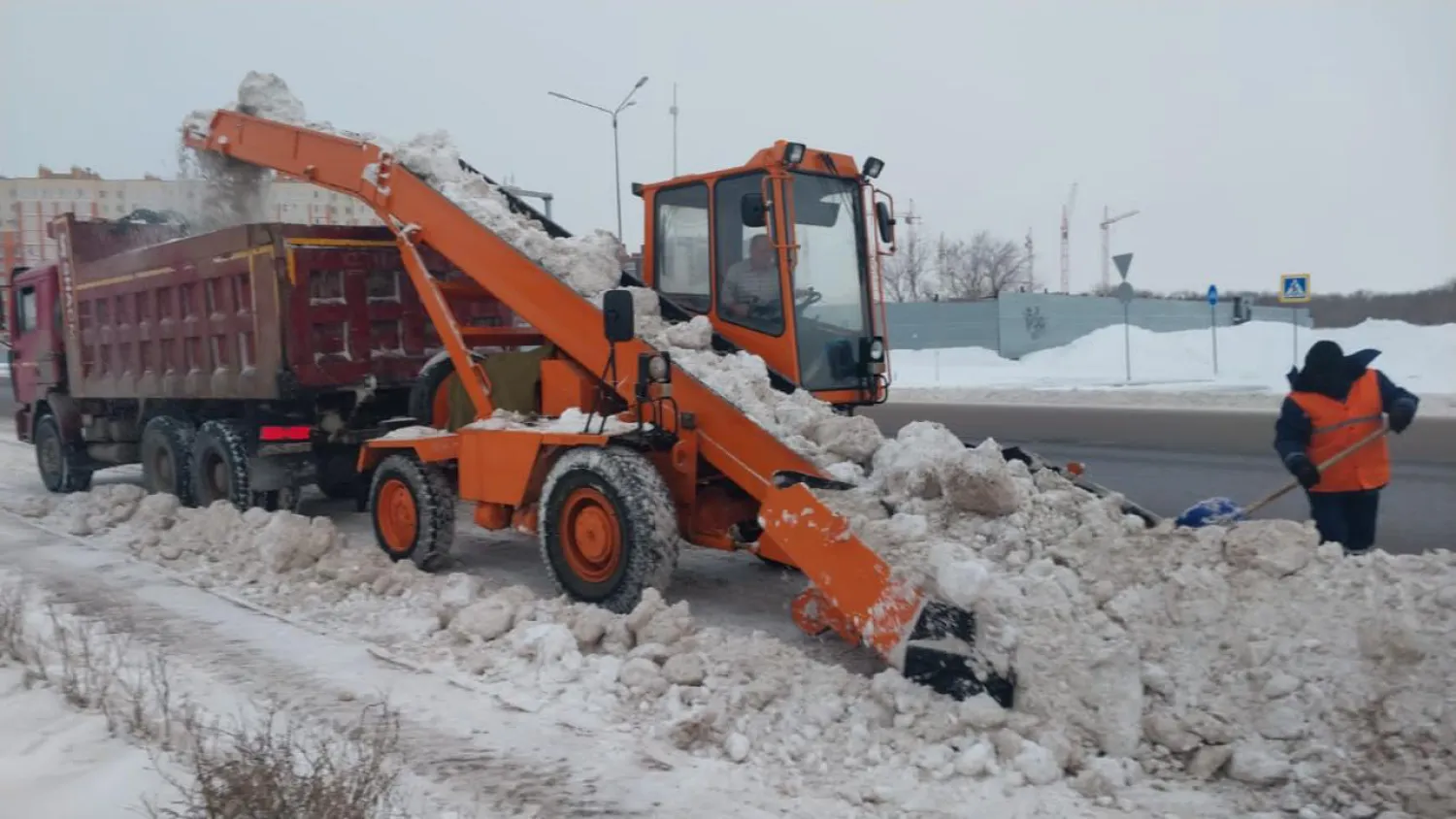 Елордадан қыс басталғалы 4 млн текше метрге жуық қар шығарылды