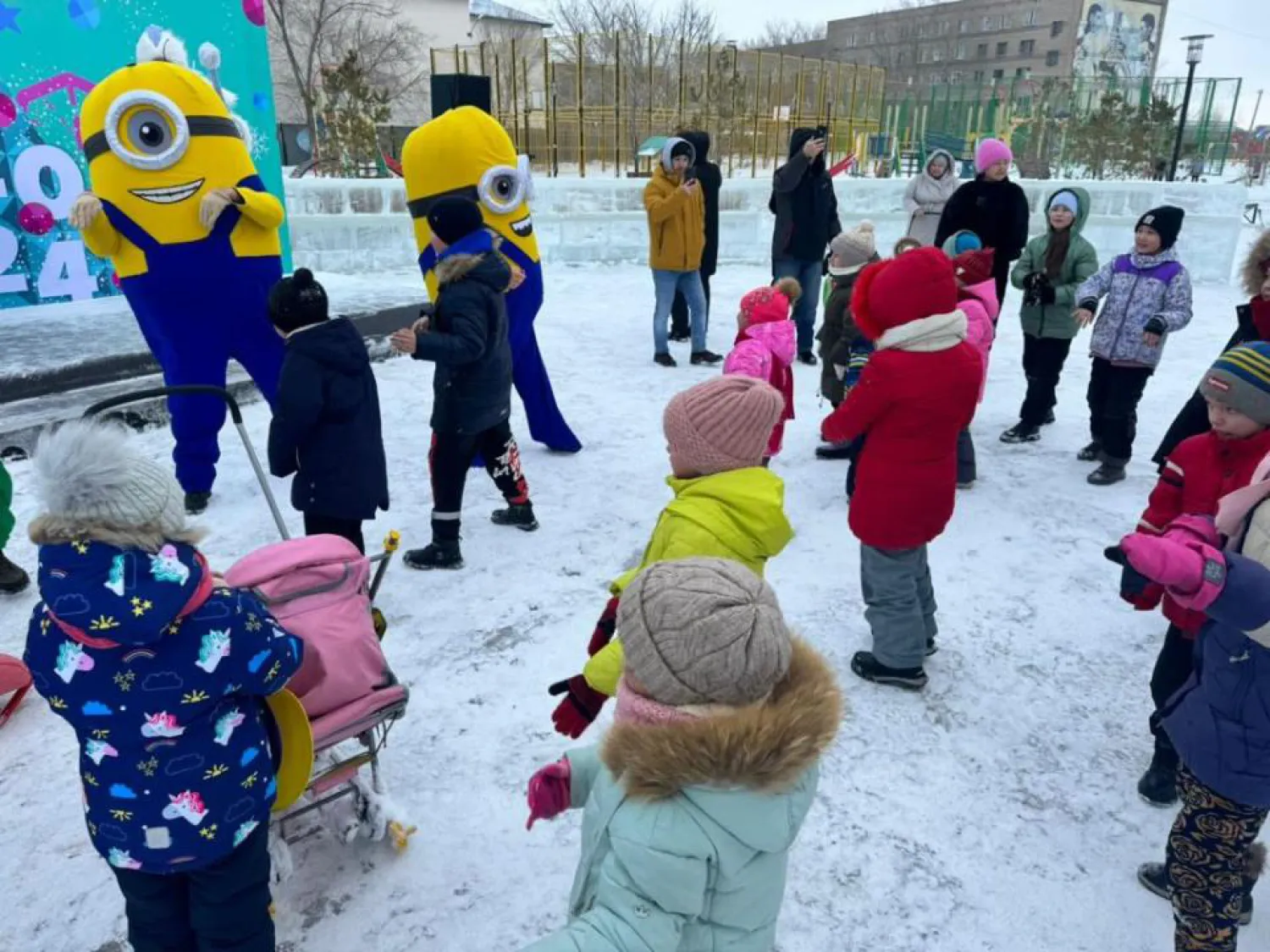 Астананың тұрғын алаптарында мерекелік шаралар өтті