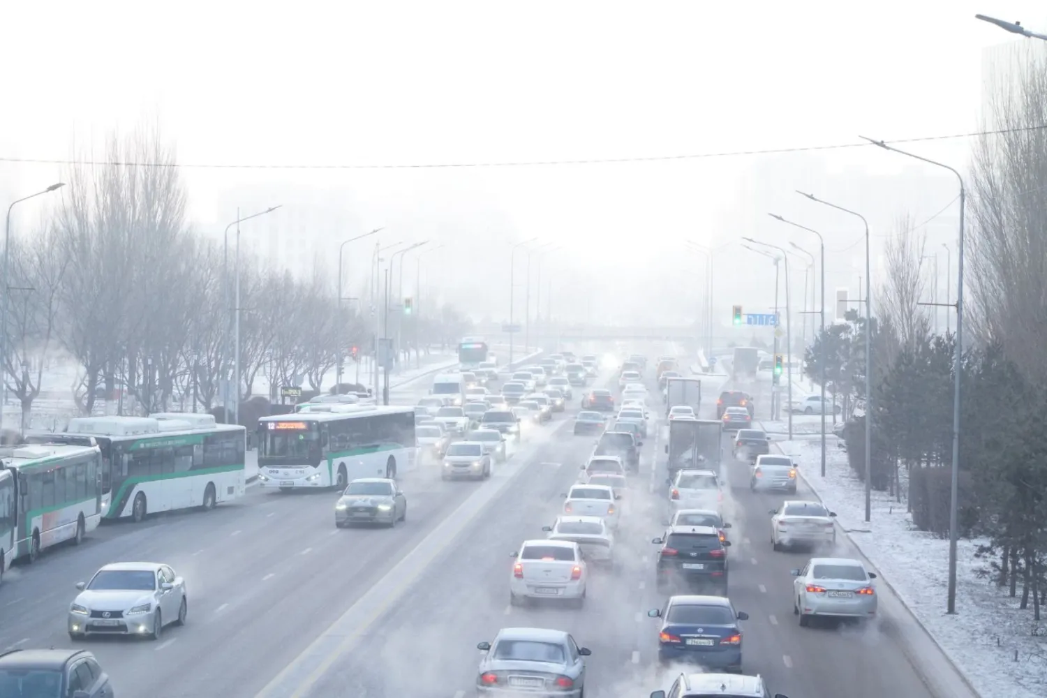 Қала маңына қатынайтын бірнеше автобустың қозғалысы уақытша тоқтатылды