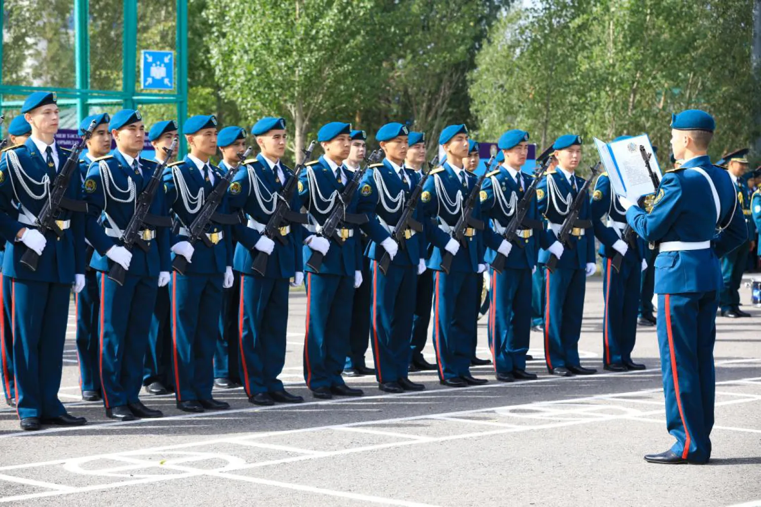 Астаналық әскери колледжде алғаш рет ант беру рәсімі өтті