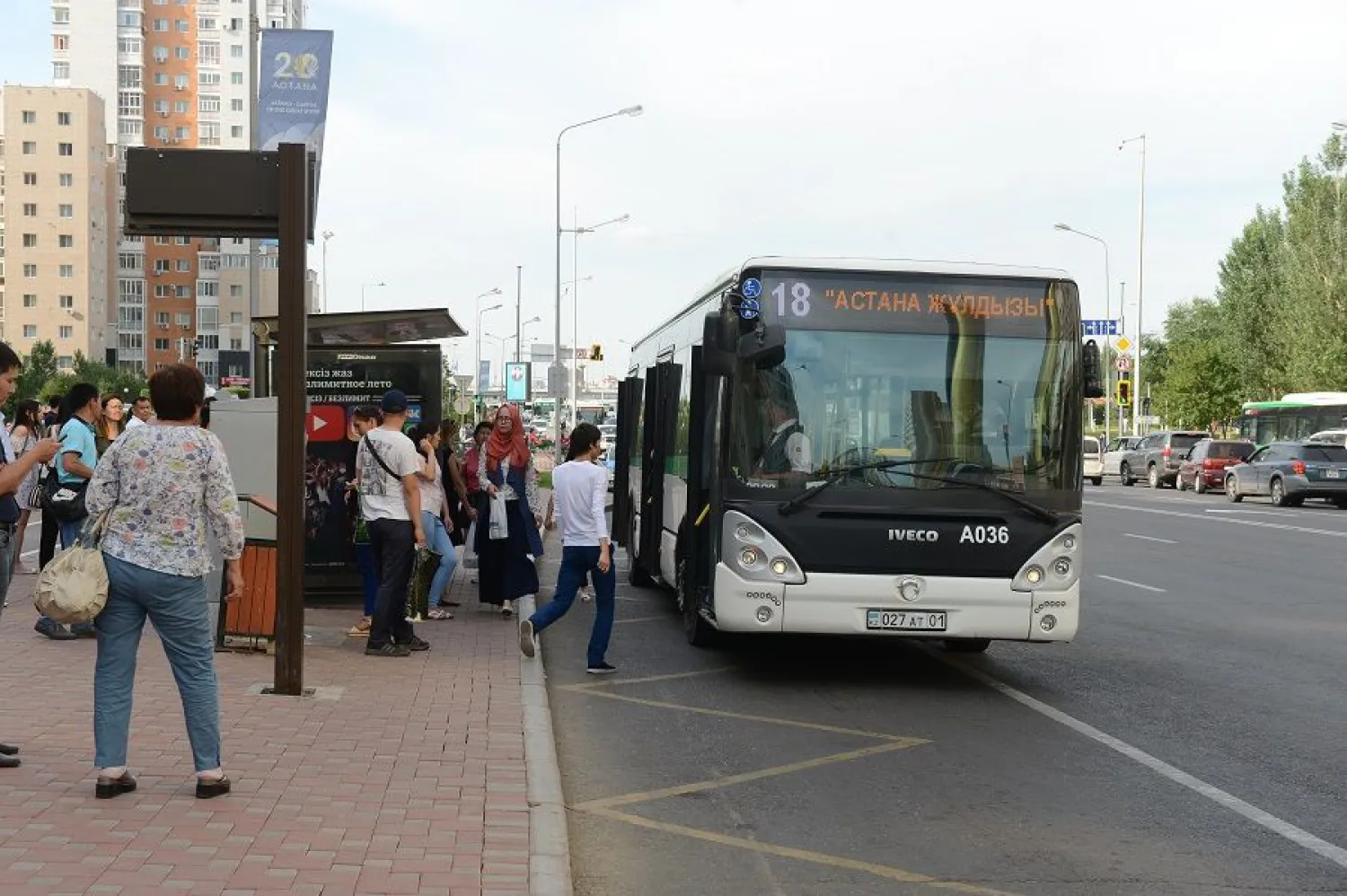 Астанада қоғамдық көлікте жүру ережесі өзгерді