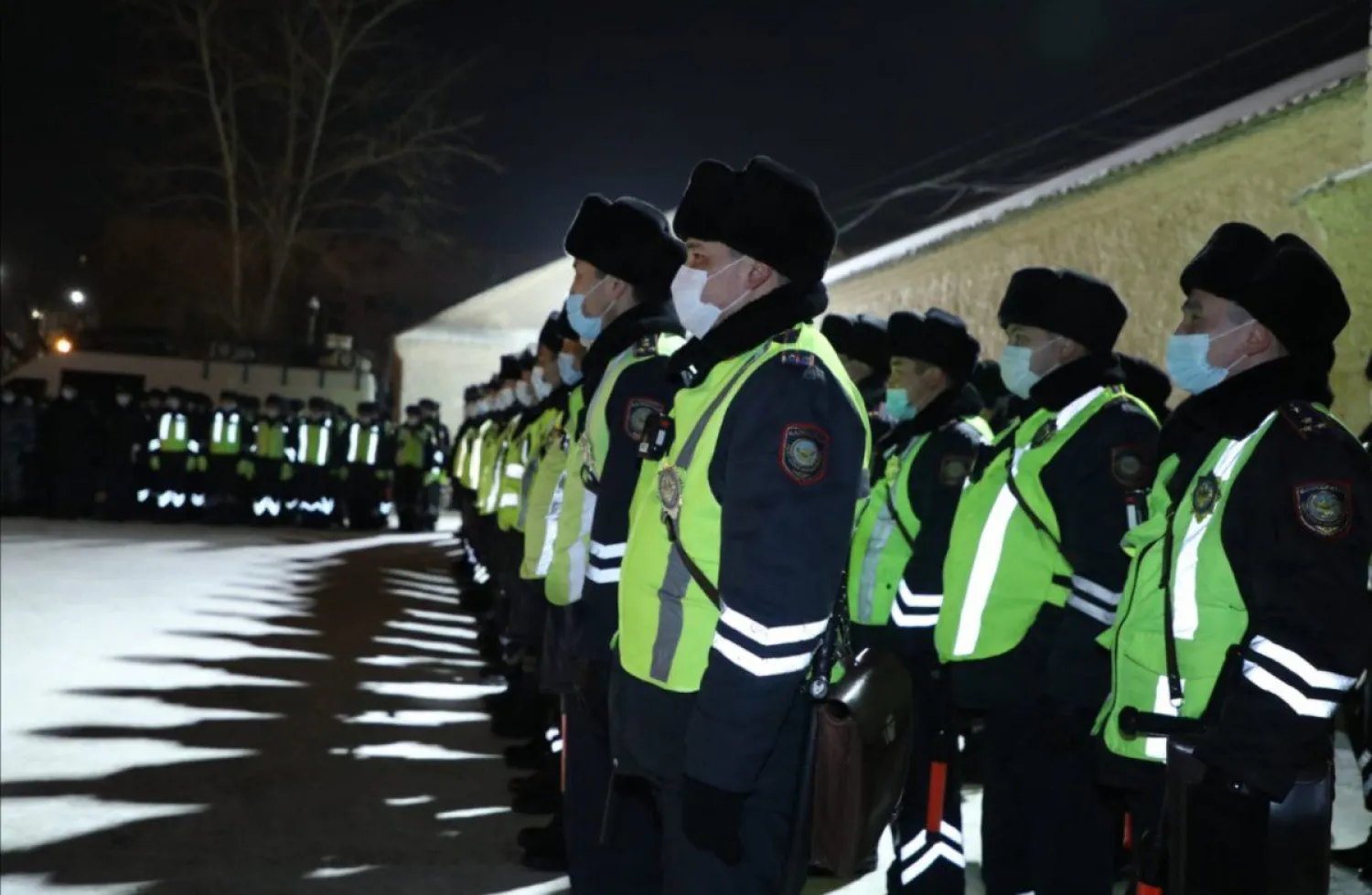 Елордалық полицейлер Жаңа жылда күшейтілген қызмет түріне көшті