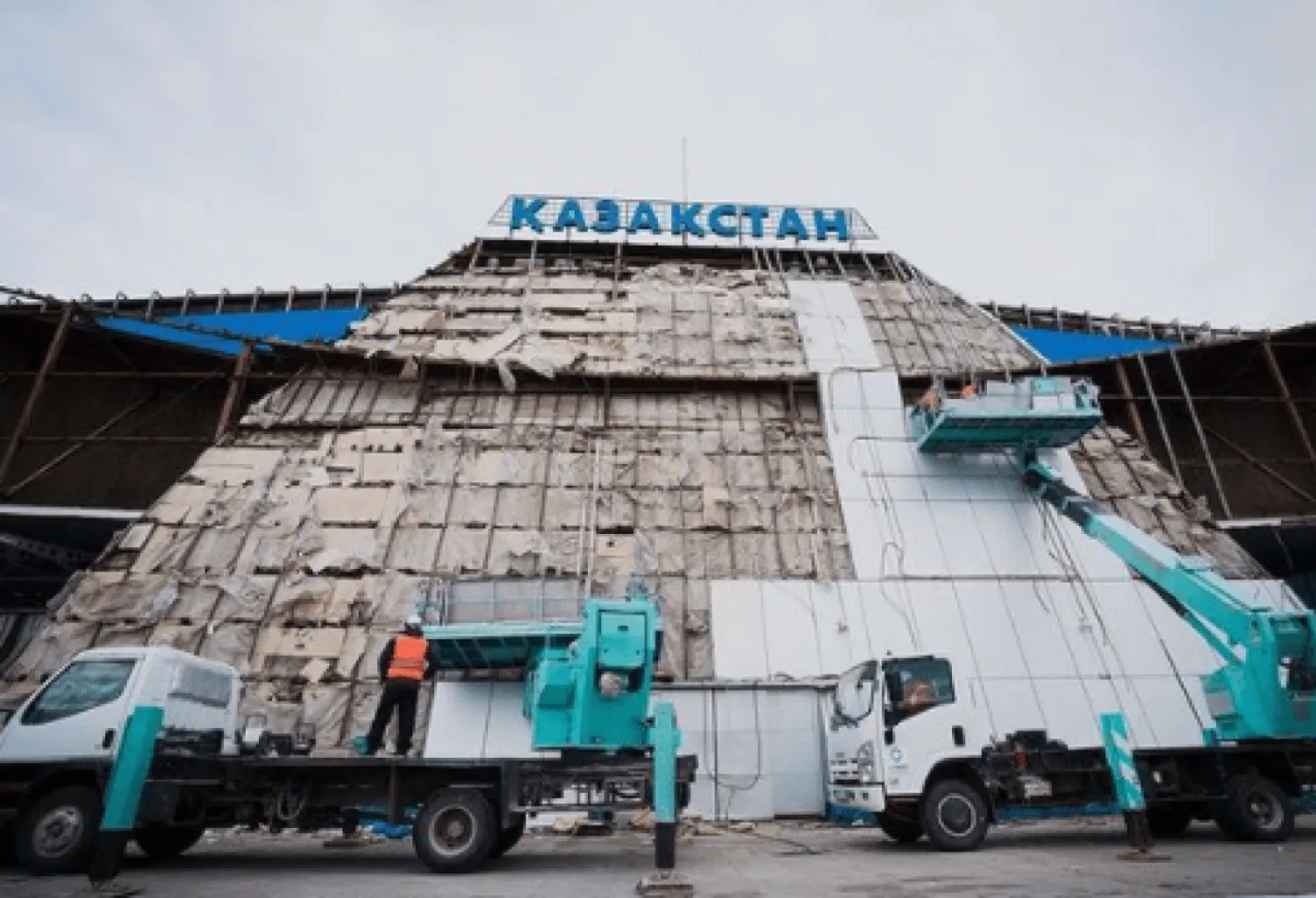 «Қазақстан» спорт кешеніне ауқымды жаңғырту жұмыстары жүргізілуде