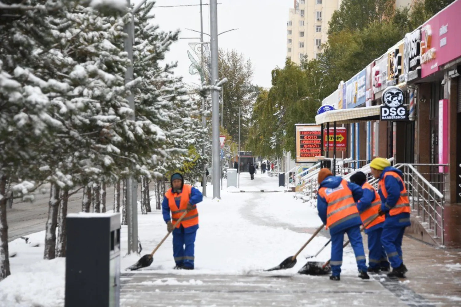 Елордада 2 мыңға жуық жұмысшы қар тазалауға шықты