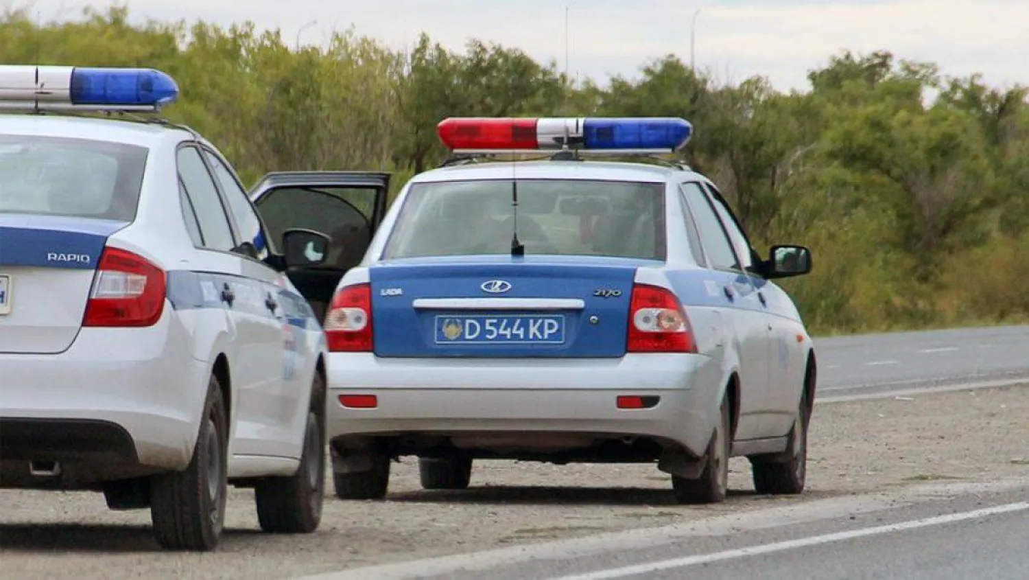 Полицейлер пойыз жолаушыларын Жуалы станциясынан Шуға дейін алып жүреді