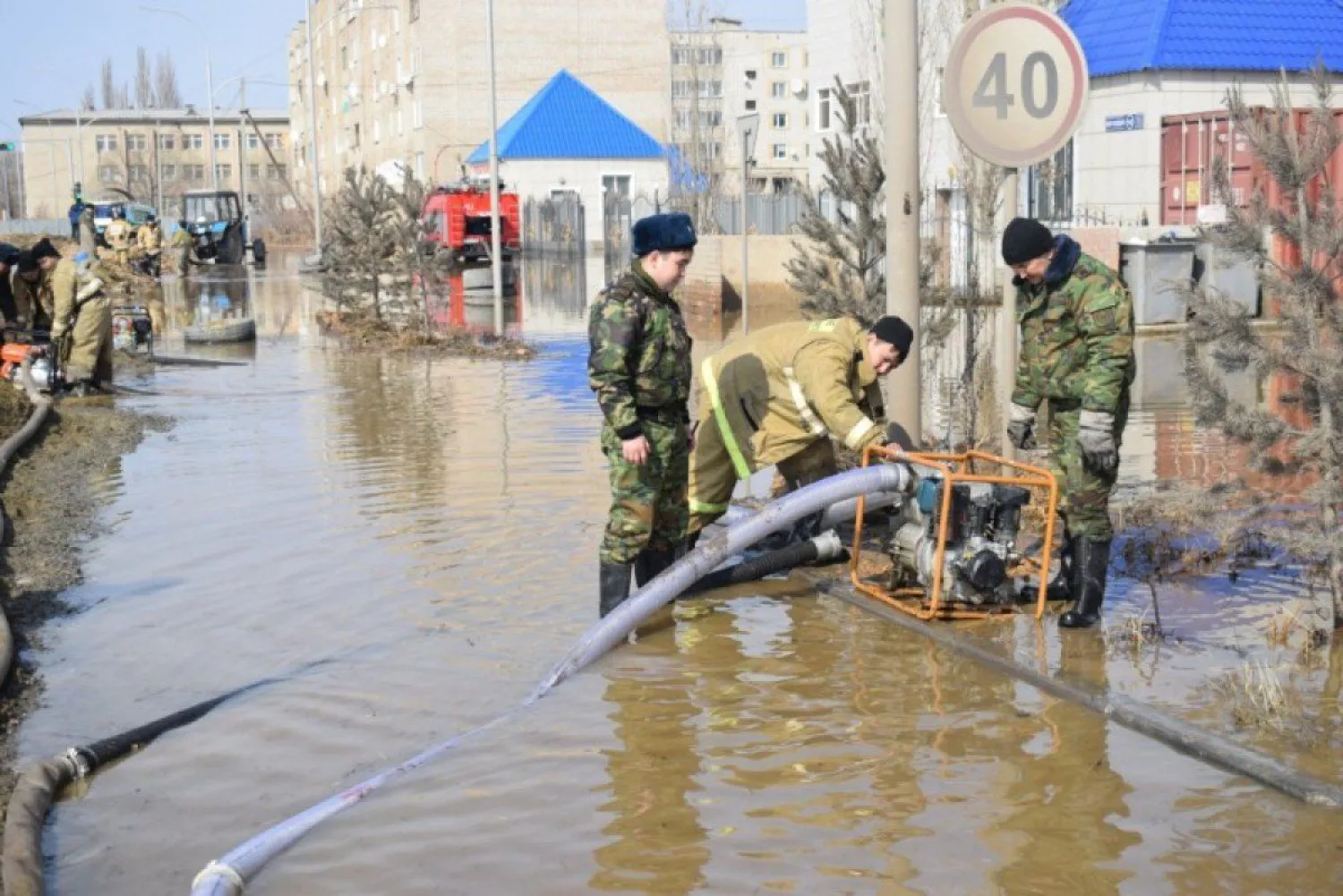 Қалалық әкімдікте су тасқынының алдын алу бойынша атқарылып жатқан жұмыстар туралы айтылды