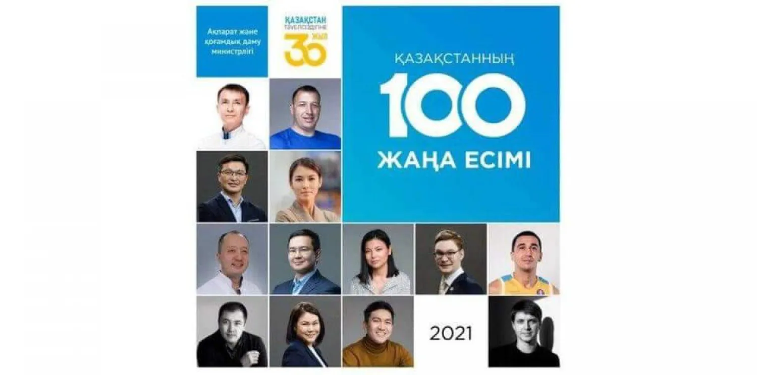 «100 жаңа есім» жобасына өтінімдерді қабылдау мерзімі ұзартылды