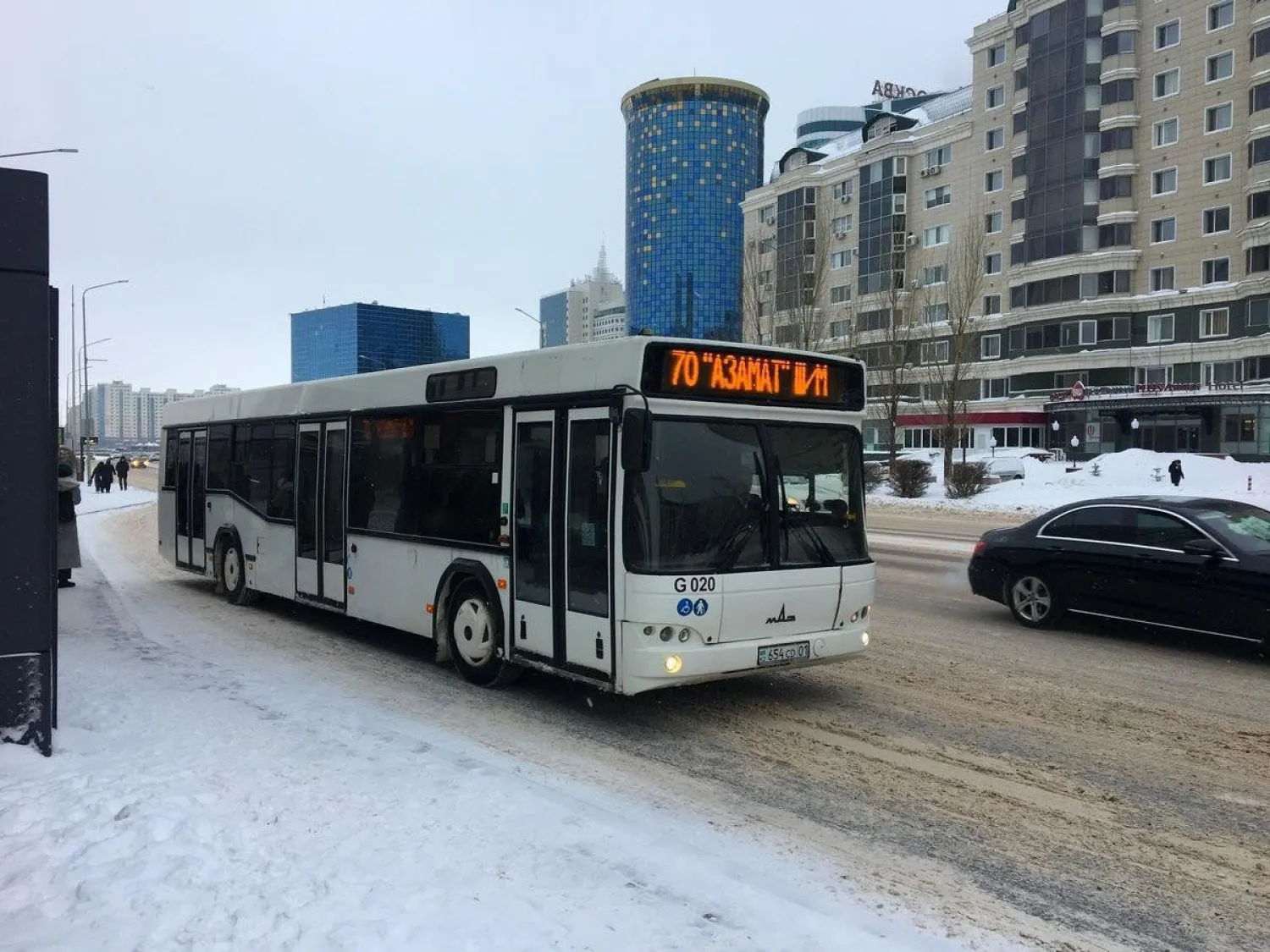 Елордада №70 автобустың қозғалыс бағыты өзгерді