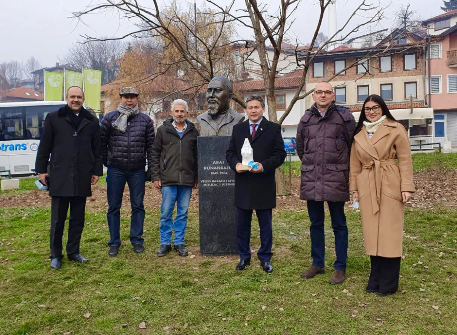 Сараево қаласында Абайдың бюсті ашылды