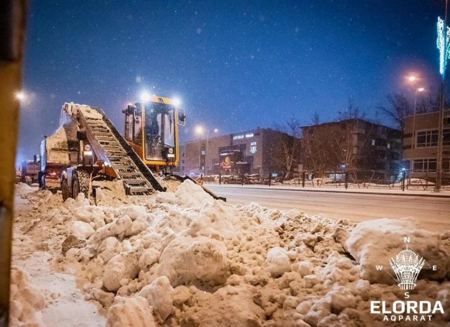 Жауған қарды жарты сағаттың ішінде шығарып тастау мүмкін емес – Көлгінов