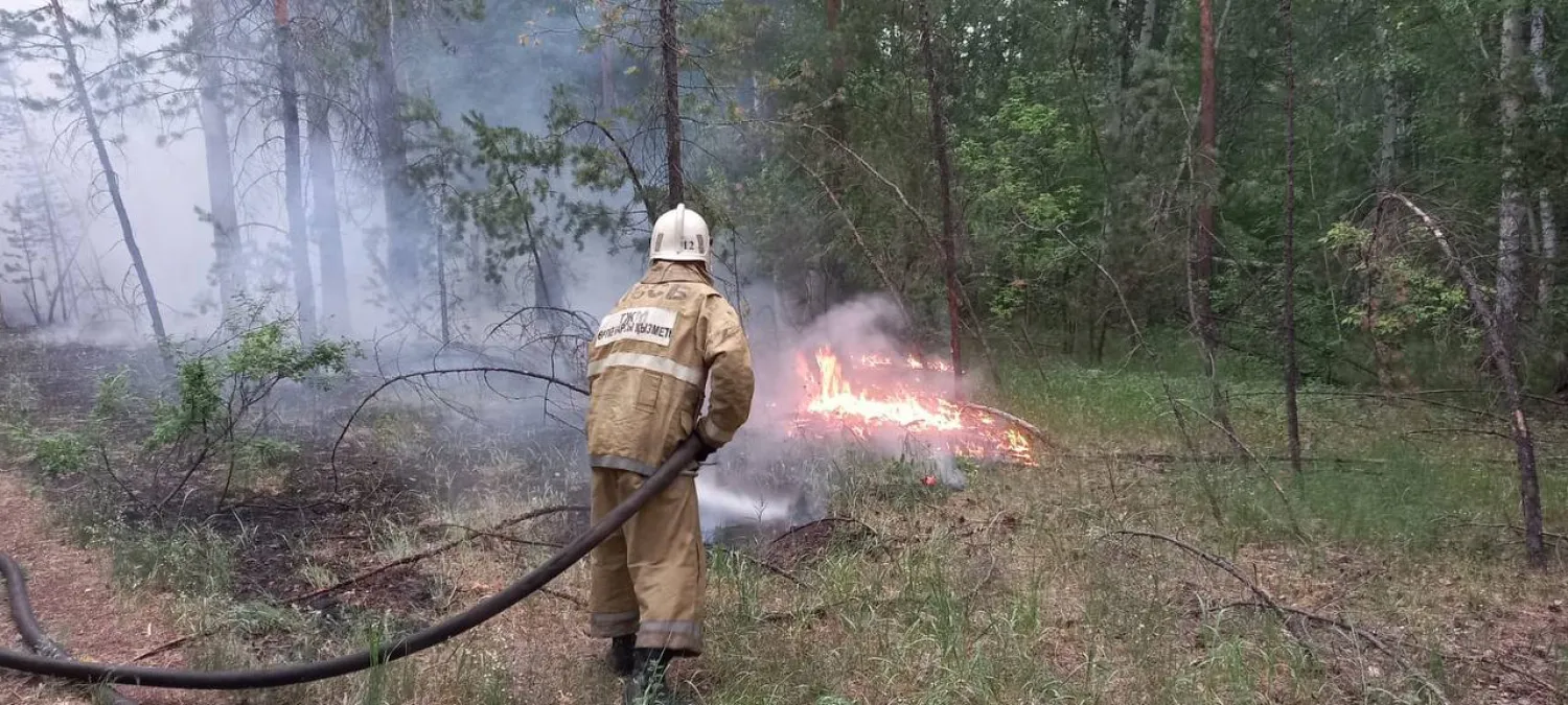 Абай облысындағы өрт: Тілсіз жаумен күреске 8 тікұшақ жұмылдырылды