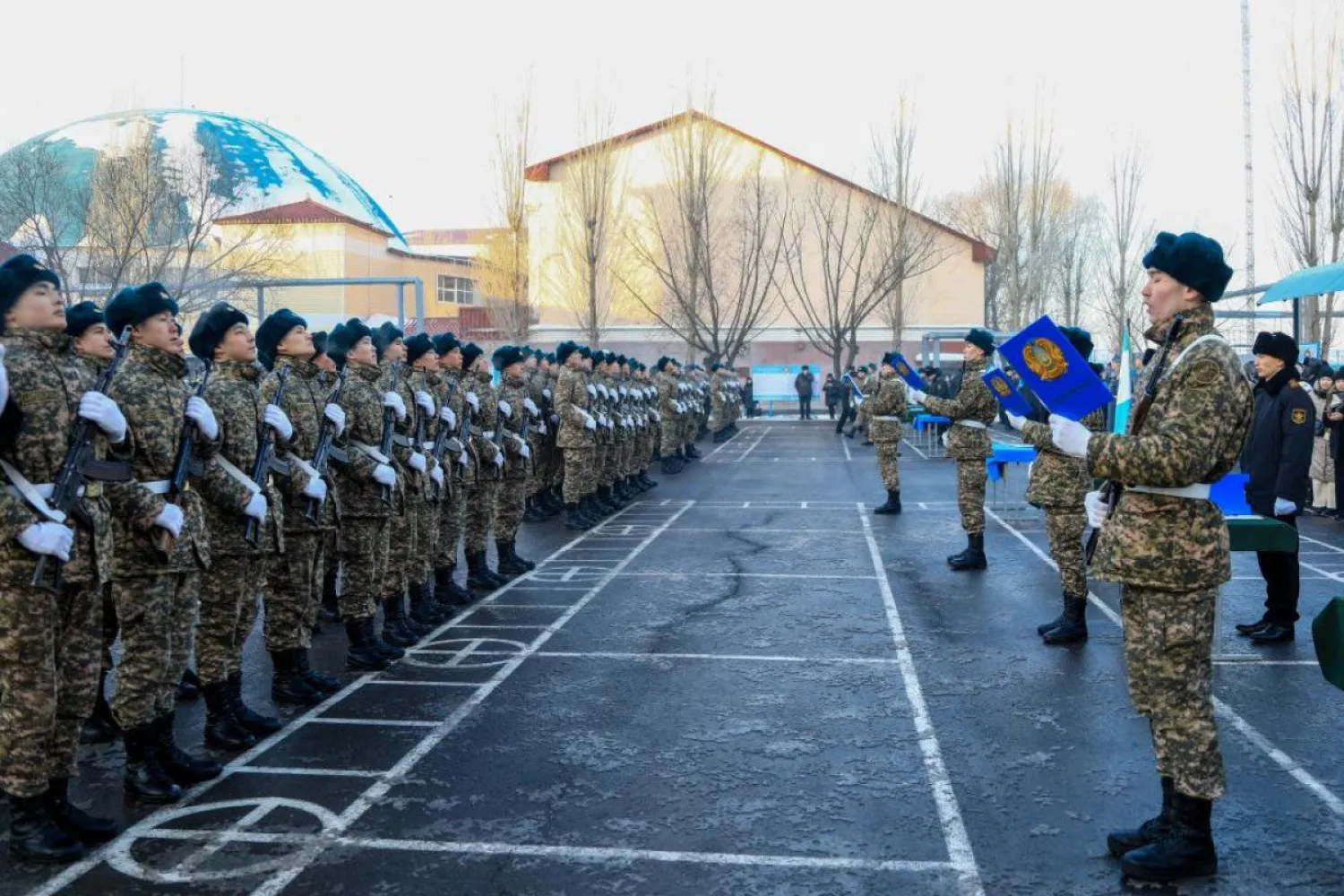 Әскери полиция органдарының қатары жүзден аса сарбазбен толықты