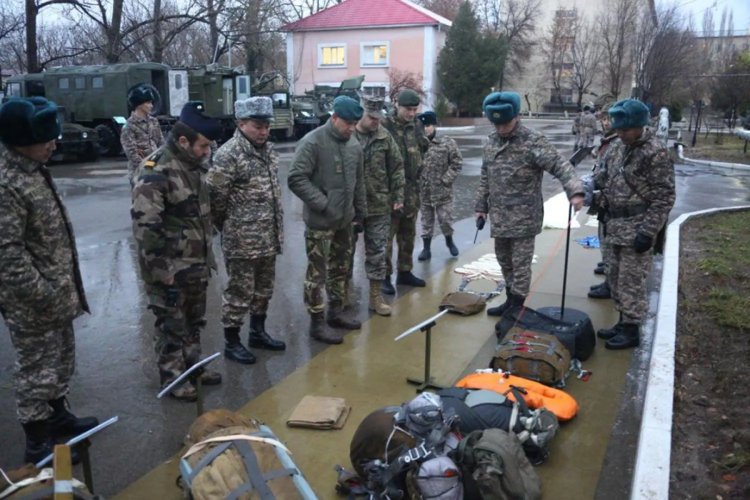 ЕҚЫҰ елдегі десанттық-шабуылдау әскерлерінің бөлімдерін тексерді