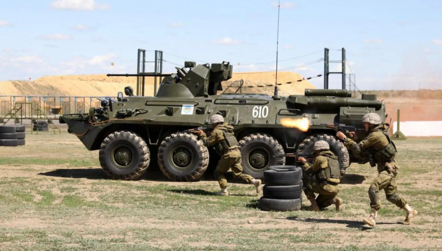 Десанттық-шабуылдау әскерлерінің жауынгерлік дайындығы өтіп жатыр