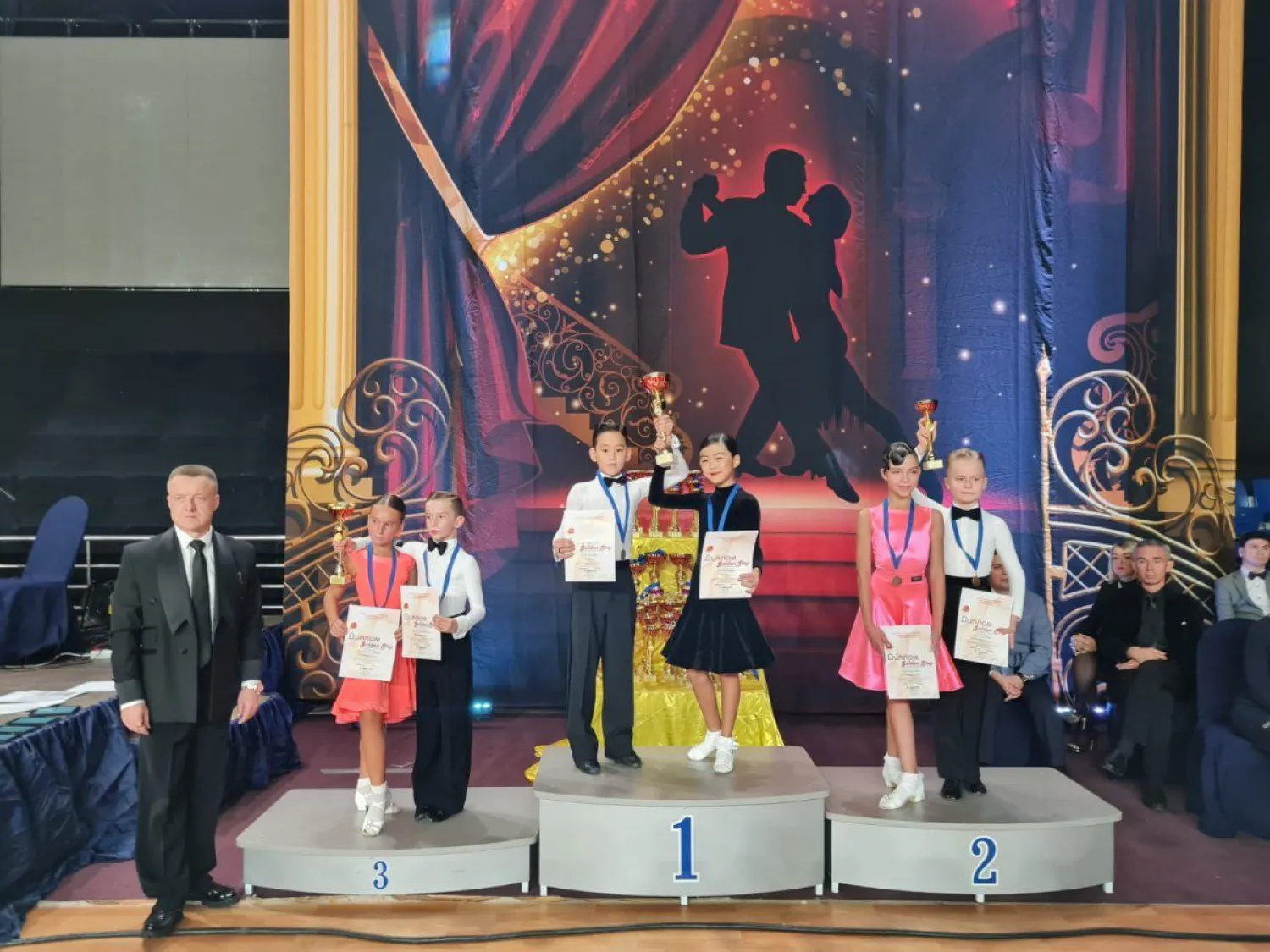 Қазақстандық балалар би жұбы Golden Step Cup турнирінде жеңіске жетті