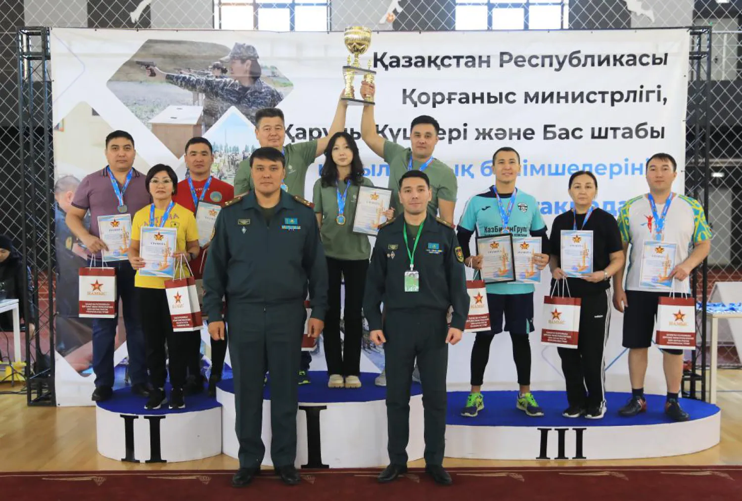 Астаналық әскери қызметшілер арасындағы чемпионат аяқталды