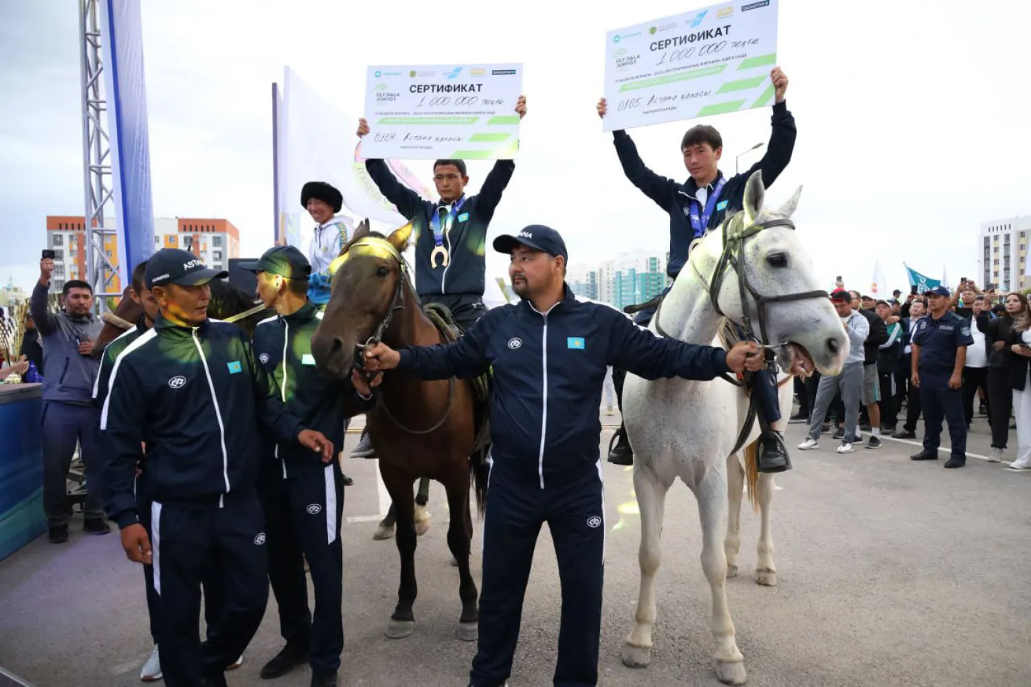 «Ұлы Дала Жорығы-2023» марафон-бәйгесінің жеңімпаздары марапатталды