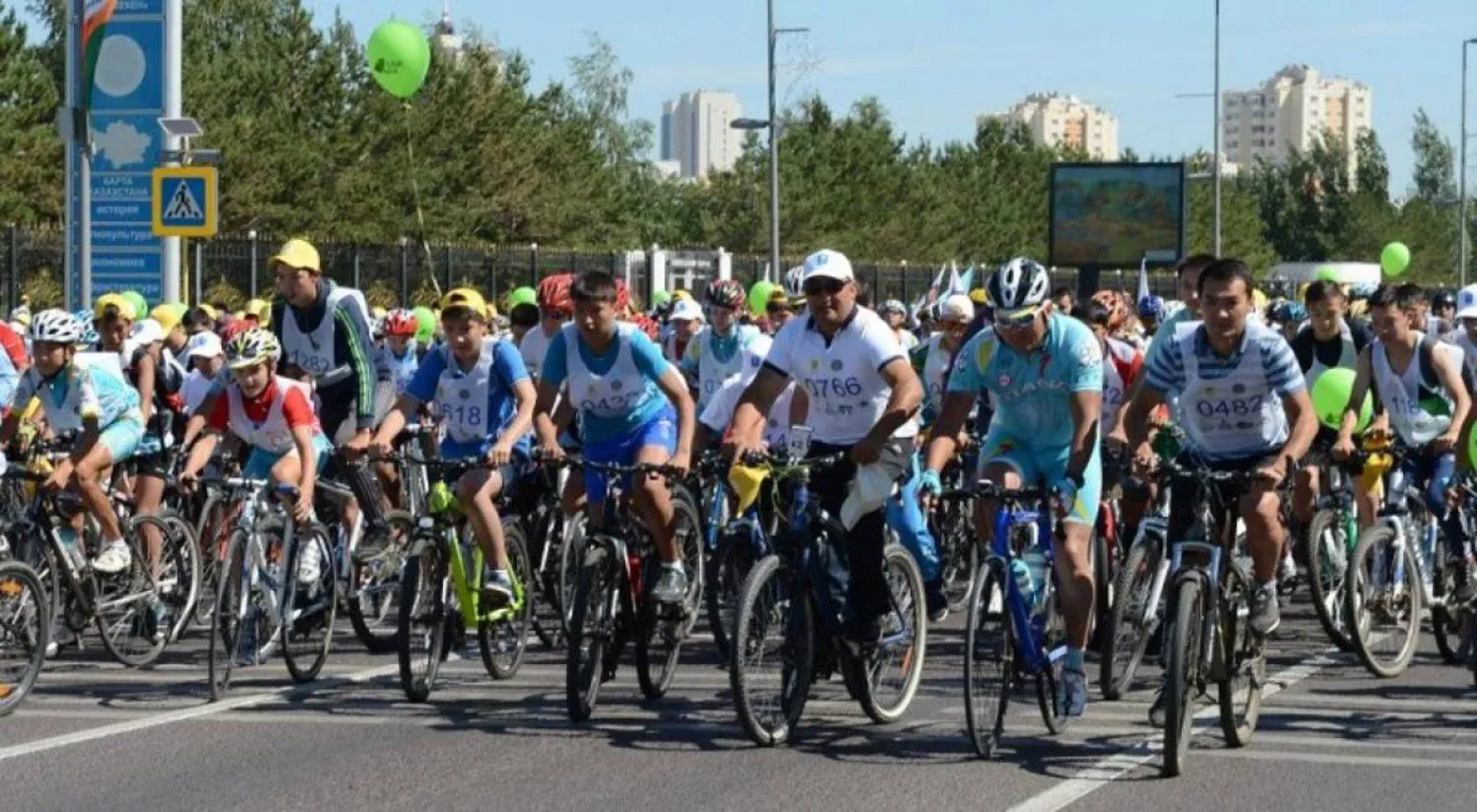 Елордада жаппай веложарыс өтеді