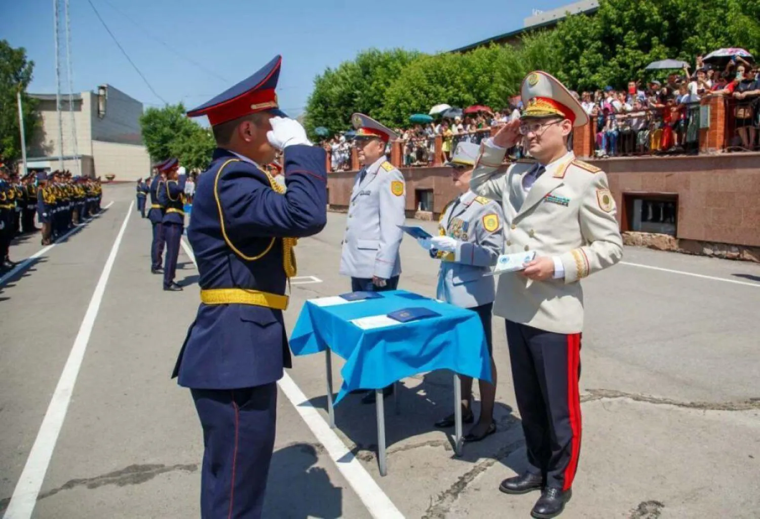 Биыл Қарағанды академиясын қанша курсант бітірді