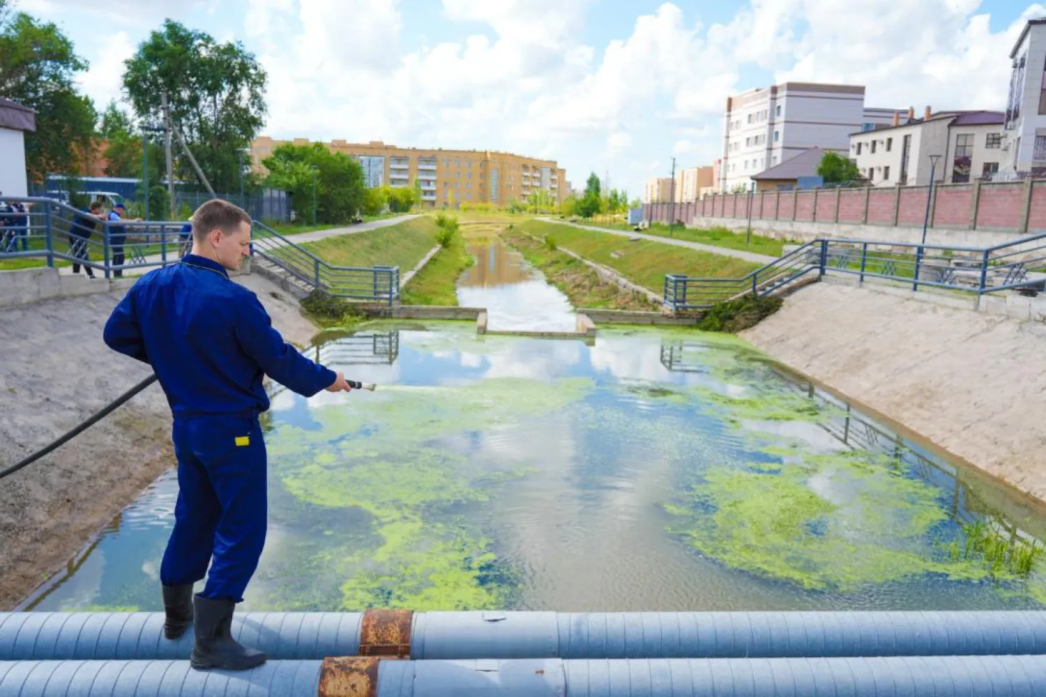 Елордада Сарыбұлақ өзенін қалпына келтіру жұмысы жүріп жатыр