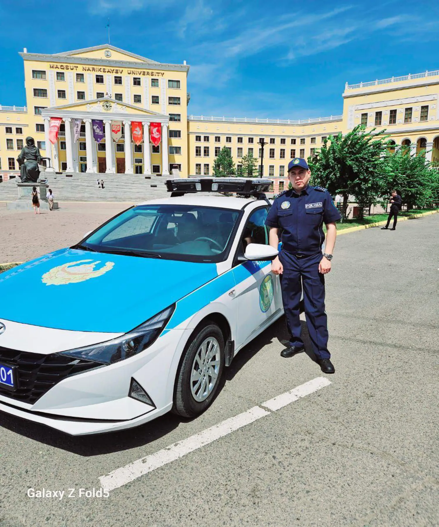 Астанада патрульдік полицей тұрғын үйдегі өрттің алдын алды