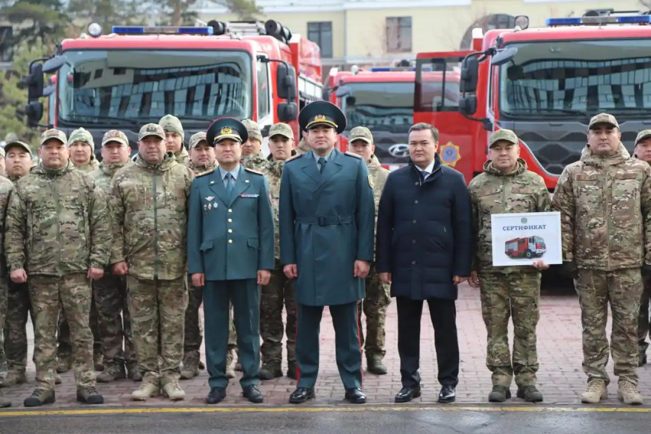 Елордалық ТЖД автопаркі заманауи өрт техникасымен толықтырылды