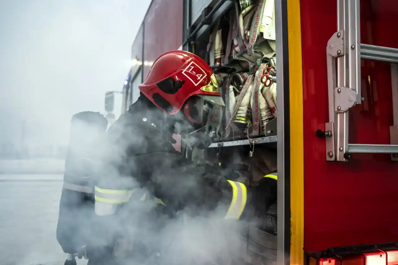 Елордада жеңіл көлік өртеніп кетті