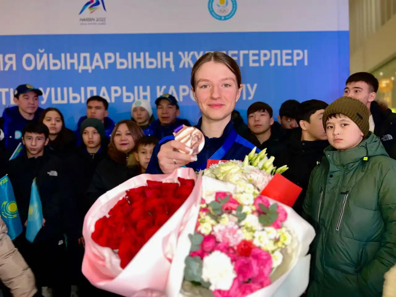 Елордалықтар конькимен жүгіруден қысқы Азиада  жүлдегерлерін қарсы алды