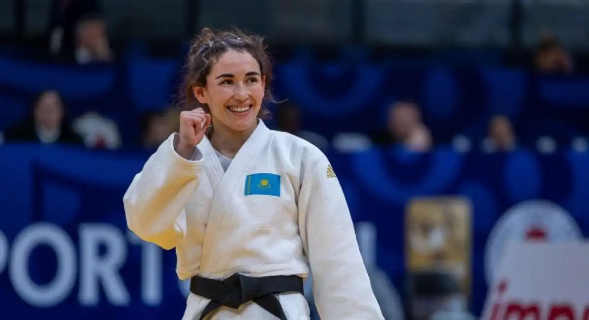 Әбиба Әбужақынова дзюдодан Grand Slam турнирінде қола медаль жеңіп алды