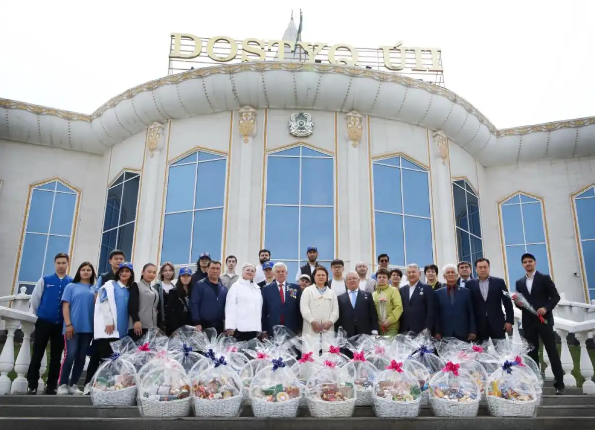 Достық үйінде Жеңіс күніне орай «Мейірімділік эстафетасы» акциясы өтті