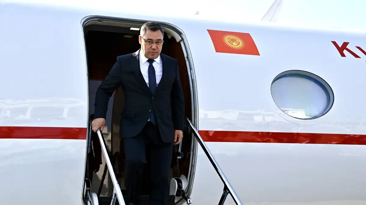 Садыр Жапаров Астанаға келді