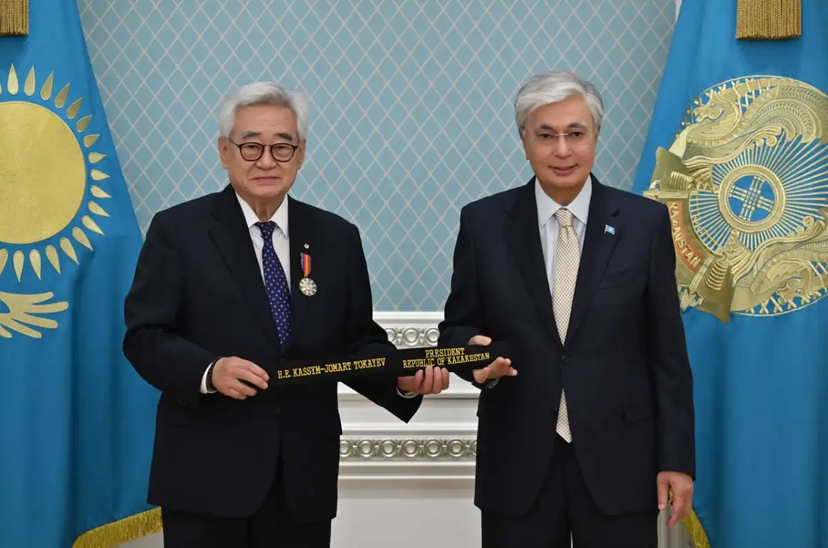 Қасым-Жомарт Тоқаев Чунгвон Чоуды ІІ дәрежелі «Достық» орденімен марапаттады