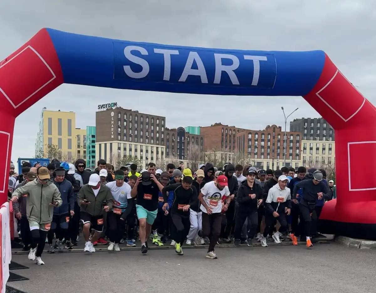Астанадағы «Чемпиондық рух» жүгірісіне 600-ге жуық адам қатысты