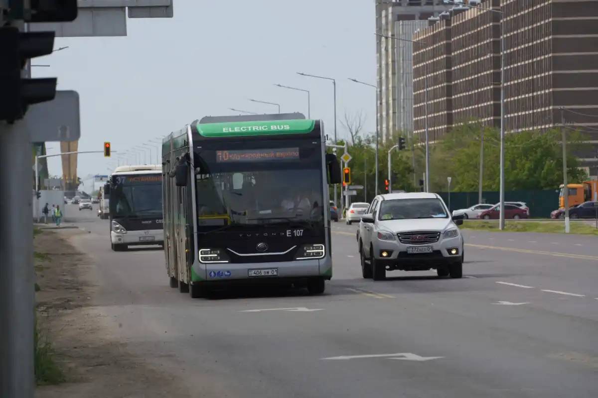 Елордада он бес автобустың қозғалыс бағыты өзгерді