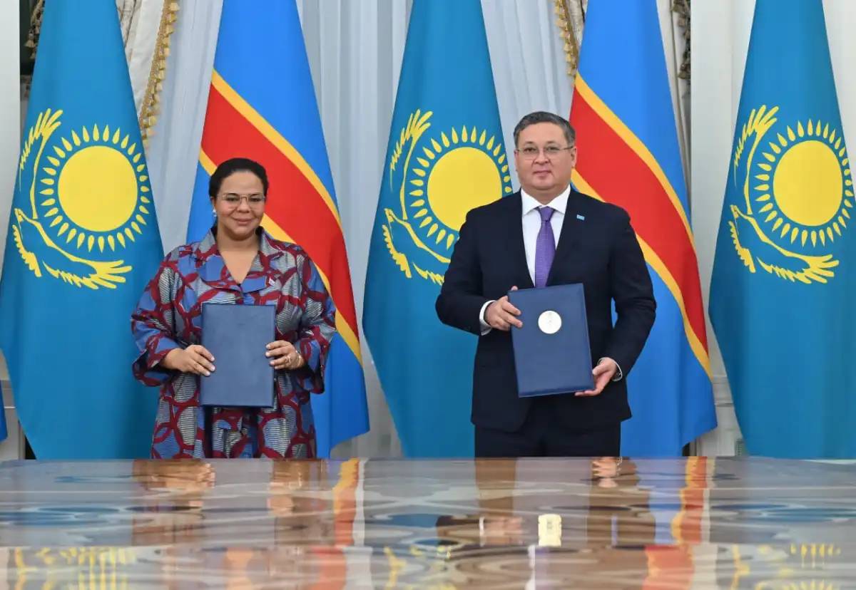 Қазақстан мен Конго Демократиялық Республикасы Бірлескен мәлімдеме қабылдады