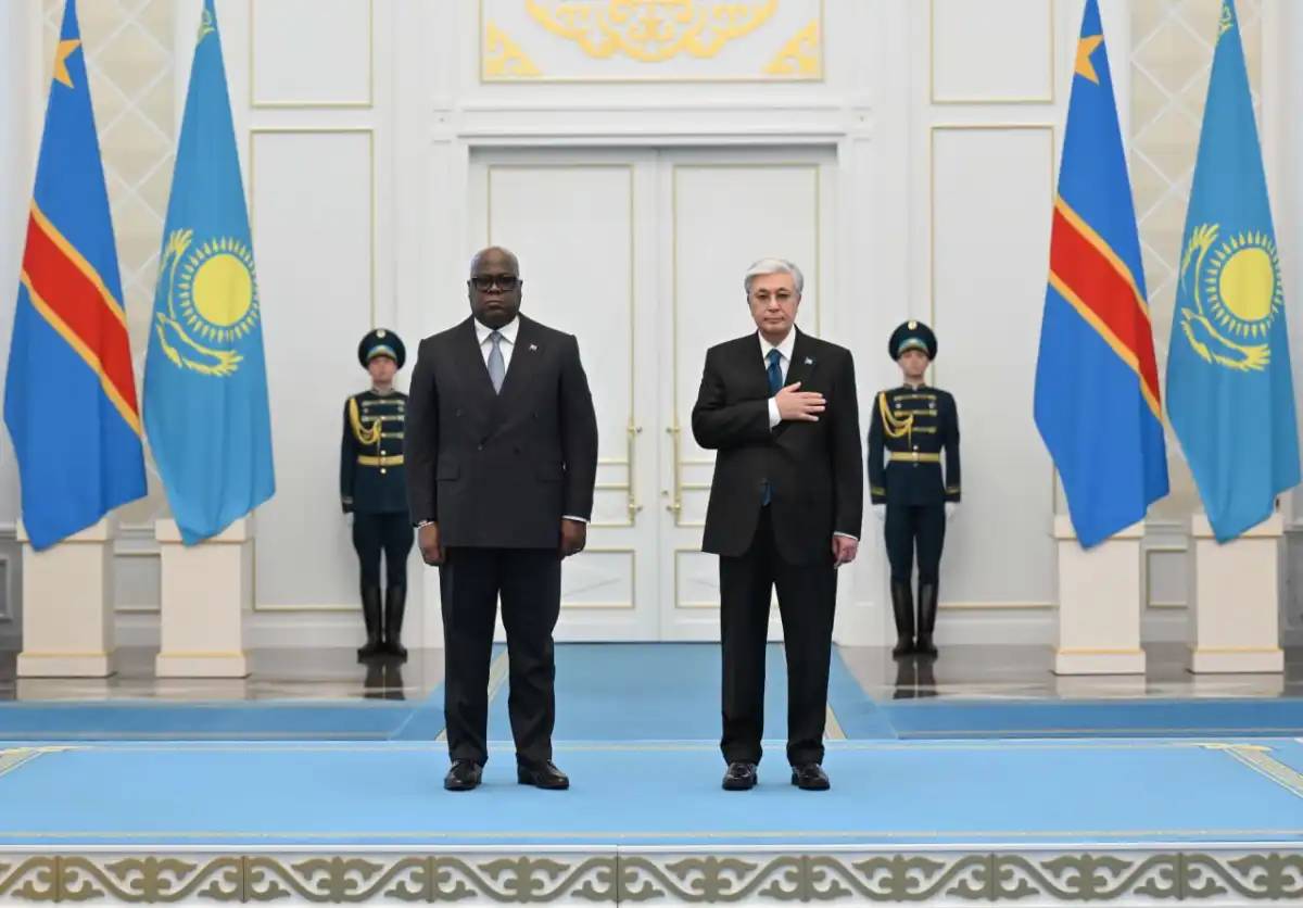 Тоқаев Конго Демократиялық Республикасының Президентін қарсы алды