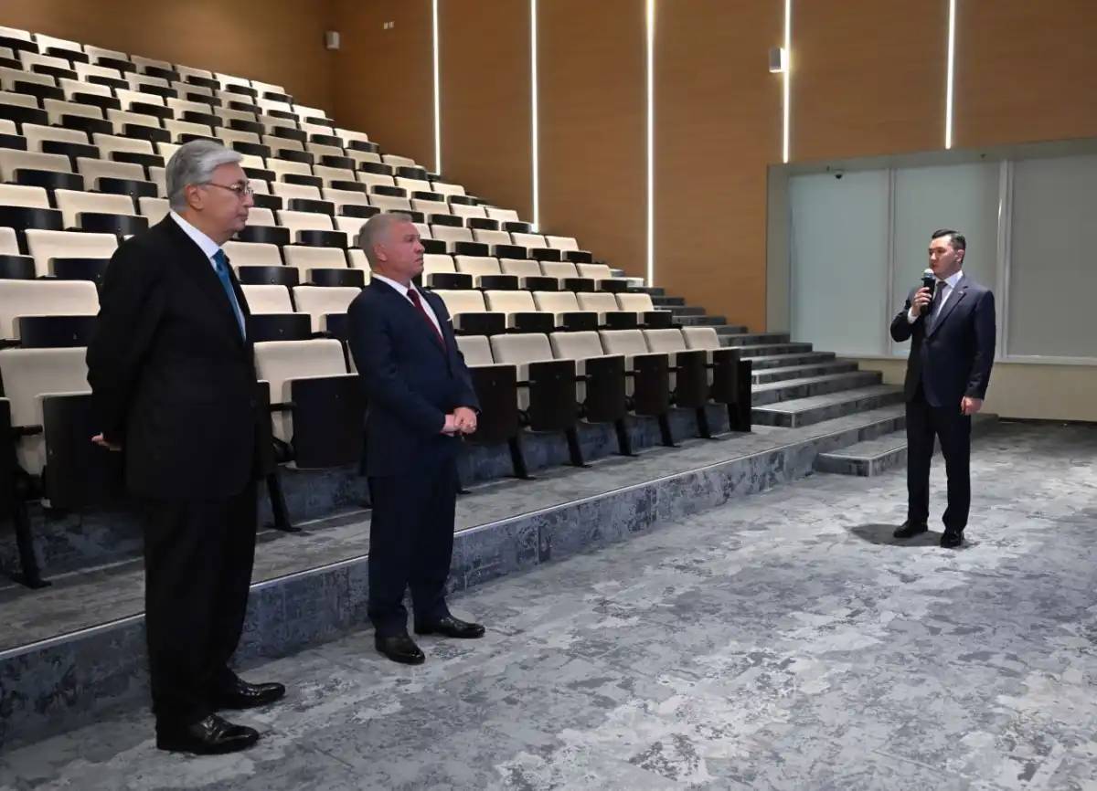 Тоқаев пен Иордания Королі «Астана» халықаралық қаржы орталығына барды