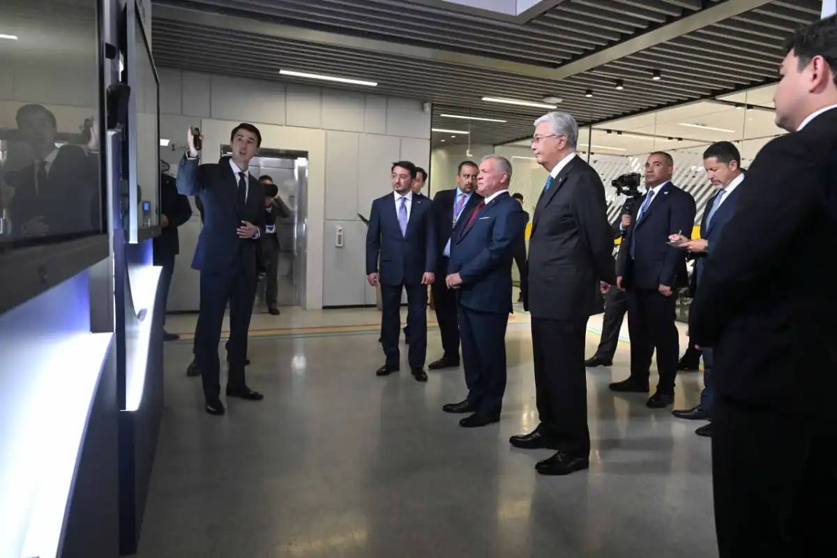 Қазақстан Президенті мен Иордания Королі Astana Hub кластеріне барды
