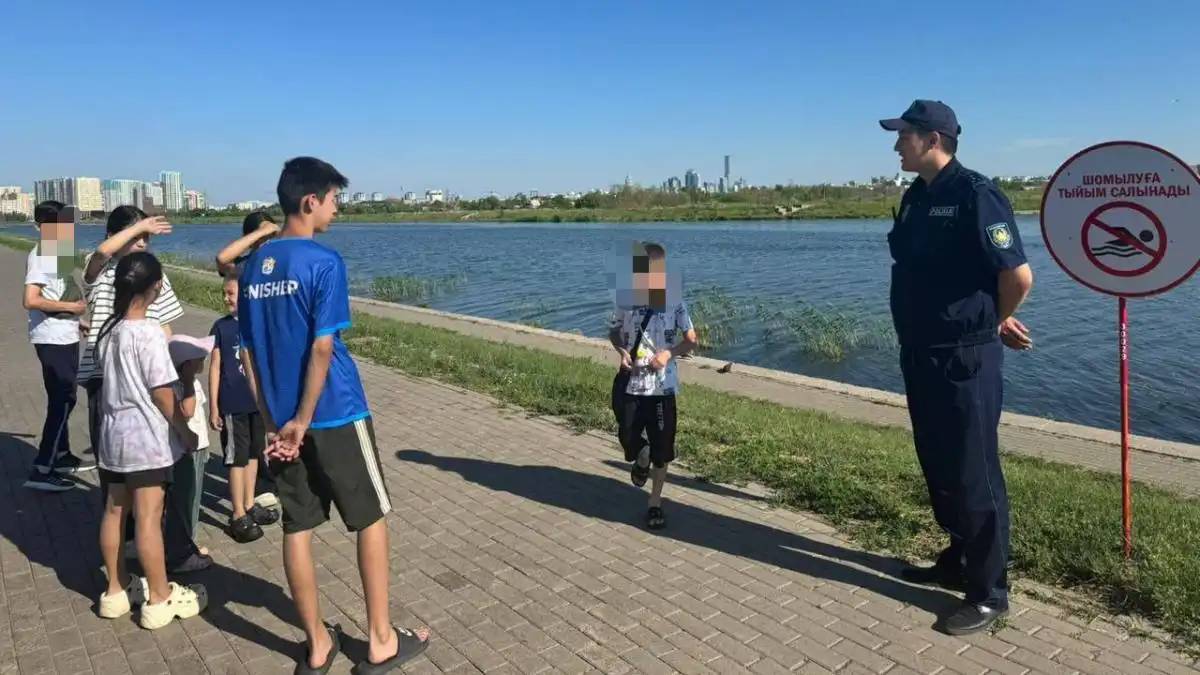 Астанада жағажайларда рейдтік шаралар күшейтілді