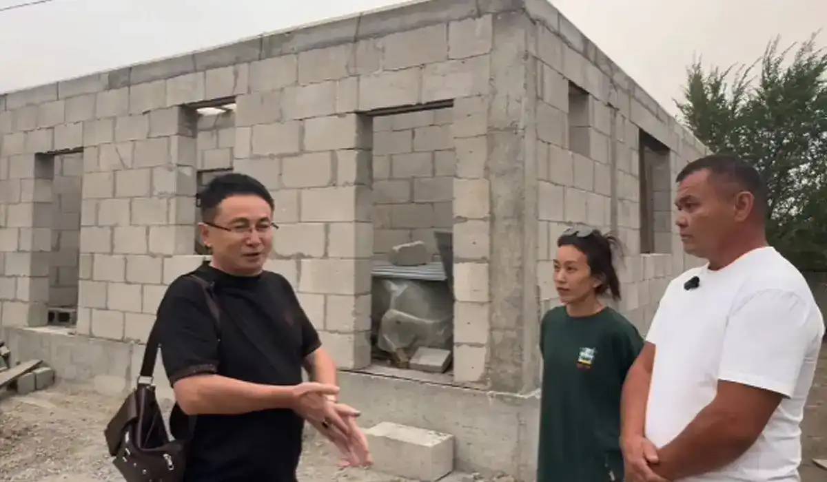 Қаржаубай Нұрымовтың отбасына демеушілердің көмегімен баспана салынып жатыр