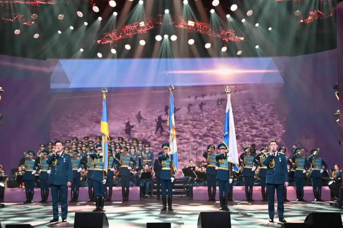 Астанада «Қазақ даласы – Жеңістің алтын бесігі» атты мерекелік концерт өтті