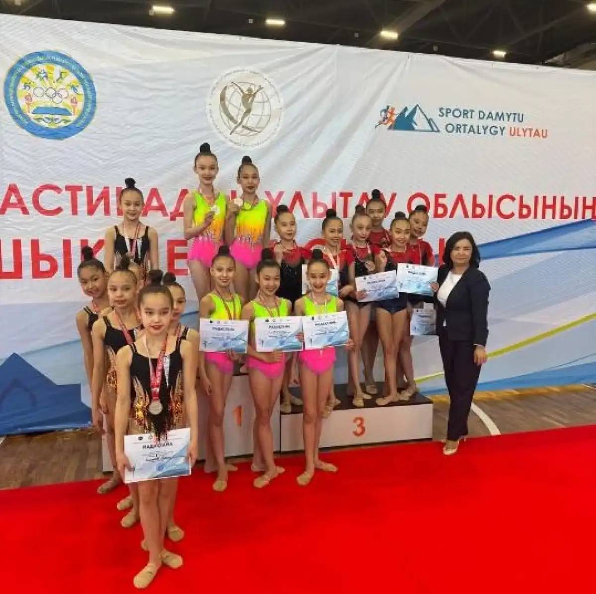 Астаналық гимнасшылар Ұлытауда өткен чемпионатта топ жарды