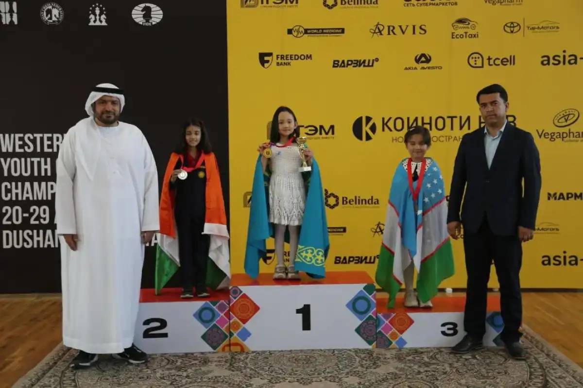 Астаналық шахматшылар Батыс Азия чемпионатында 19 медаль жеңіп алды