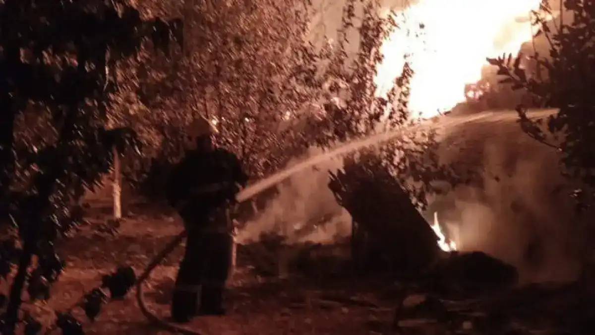 30 тонна шөп өртеніп кетті: ТЖМ шұғыл мәлімдеме жасады