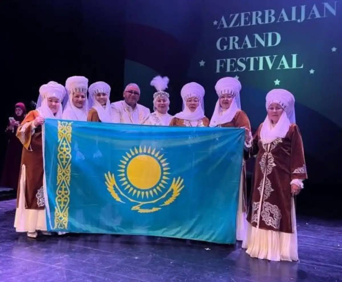 Астаналық әжелер ансамблі Әзербайжанда бірінші орын алды