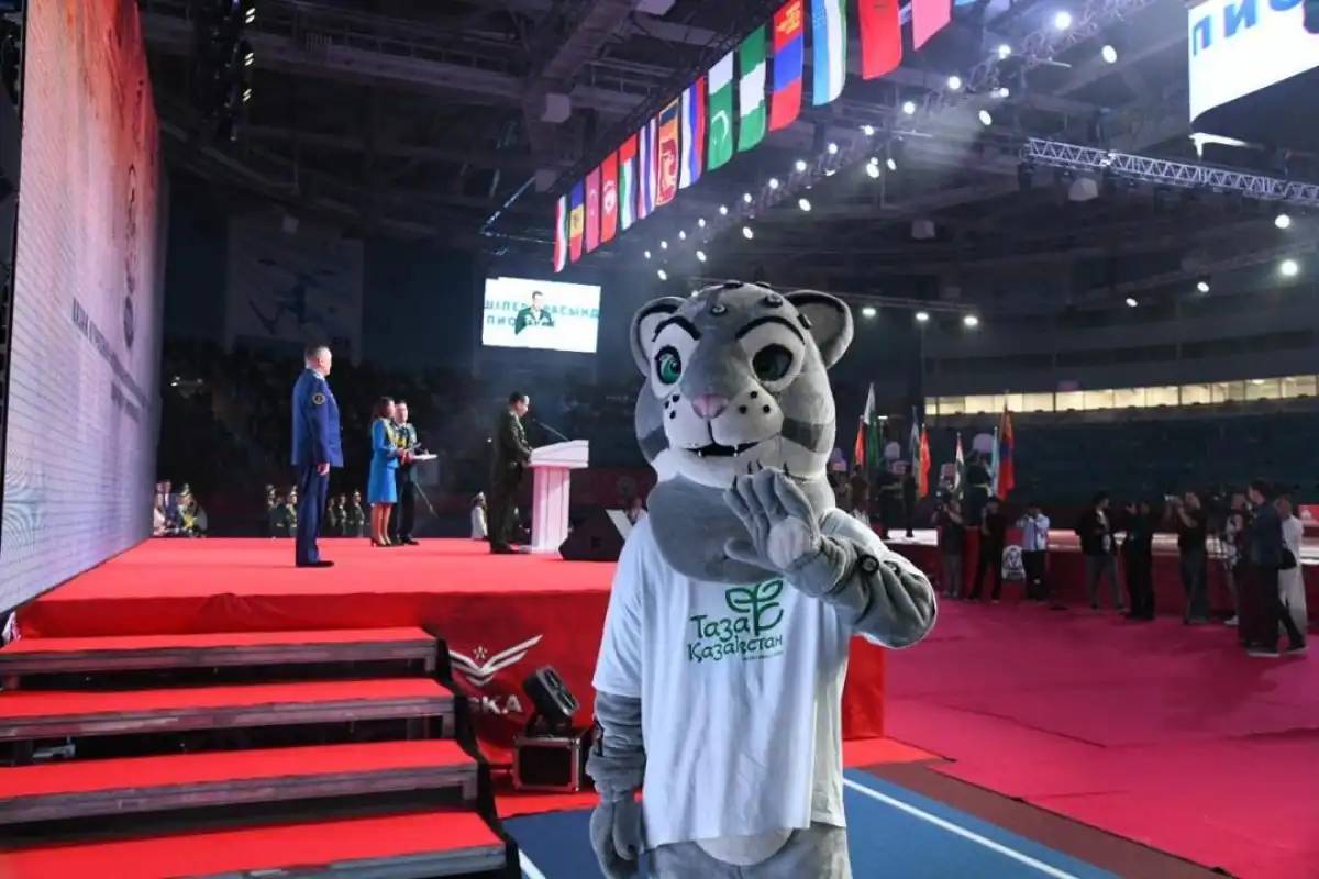 Тазабек CISM әлем чемпионатында «Таза Қазақстан» акциясына қатысты