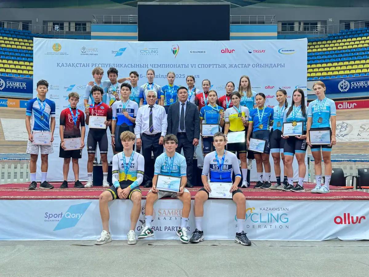 Астана қаласы велотректен VI жастар ойынында топ жарды